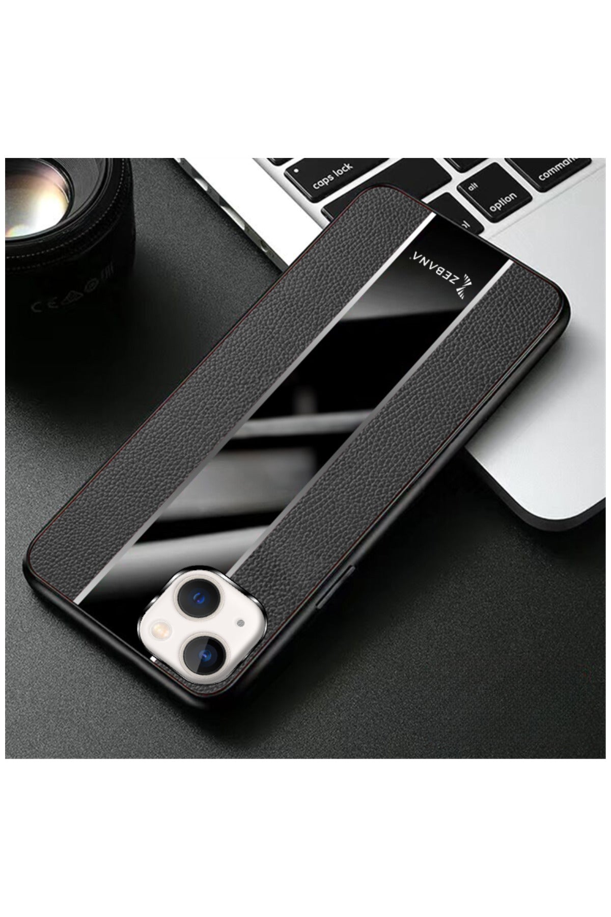 Apple iPhone 14 Plus Uyumlu Kılıf Premium Deri Kılıf