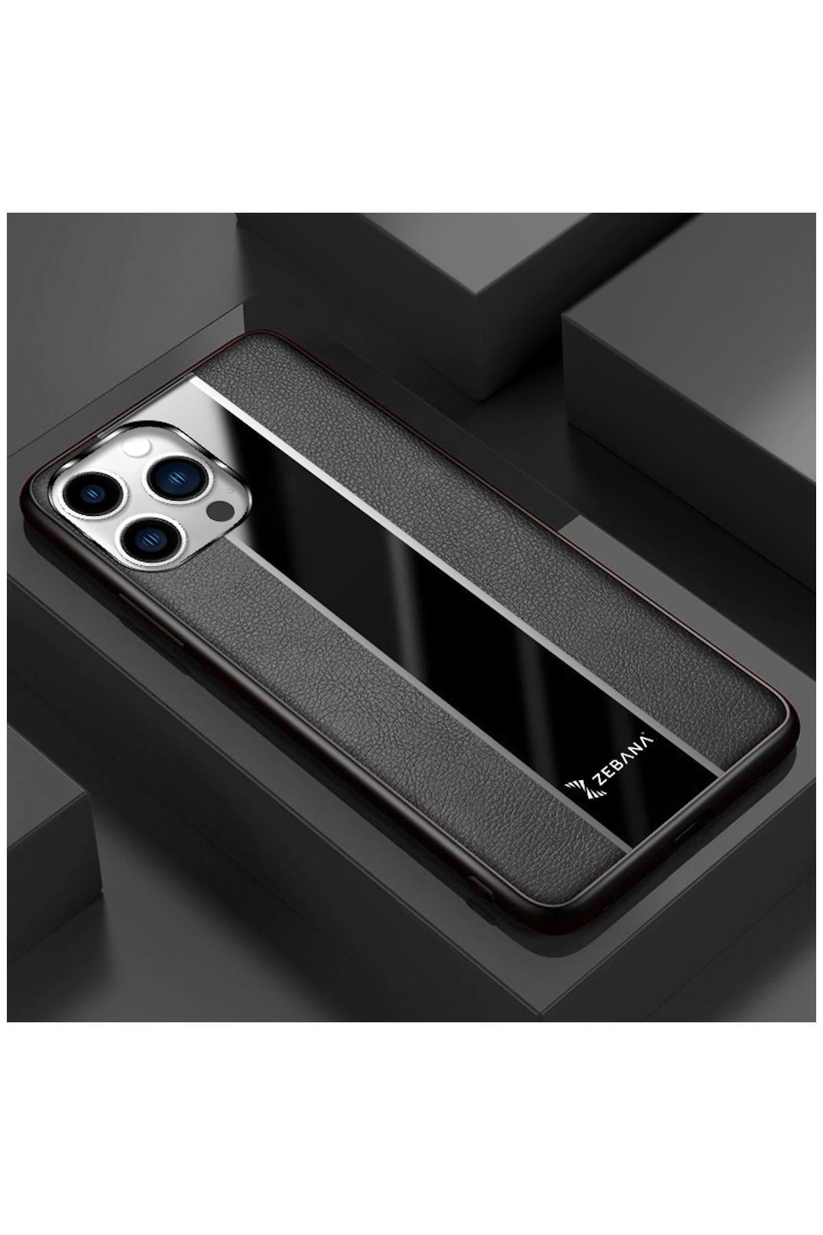 Apple iPhone 12 Pro Max Uyumlu Kılıf Premium Deri Kılıf