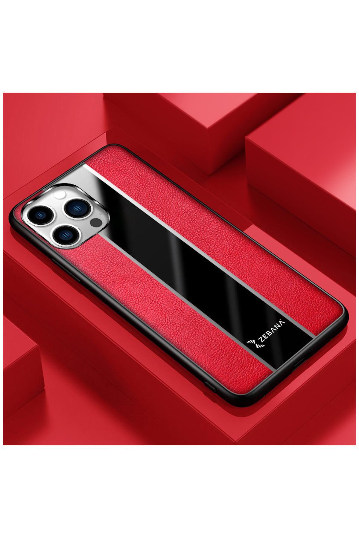 Apple iPhone 12 Pro Max Uyumlu Kılıf Premium Deri Kılıf