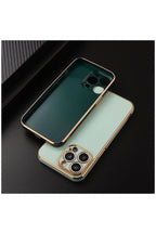 Apple iPhone 12 Pro Max Uyumlu Kılıf Golden Silikon Kılıf