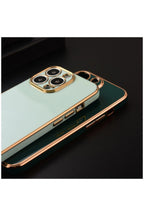 Apple iPhone 12 Pro Max Uyumlu Kılıf Golden Silikon Kılıf