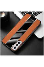 Samsung Galaxy S21 FE 5G Uyumlu Kılıf Premium Deri Kılıf