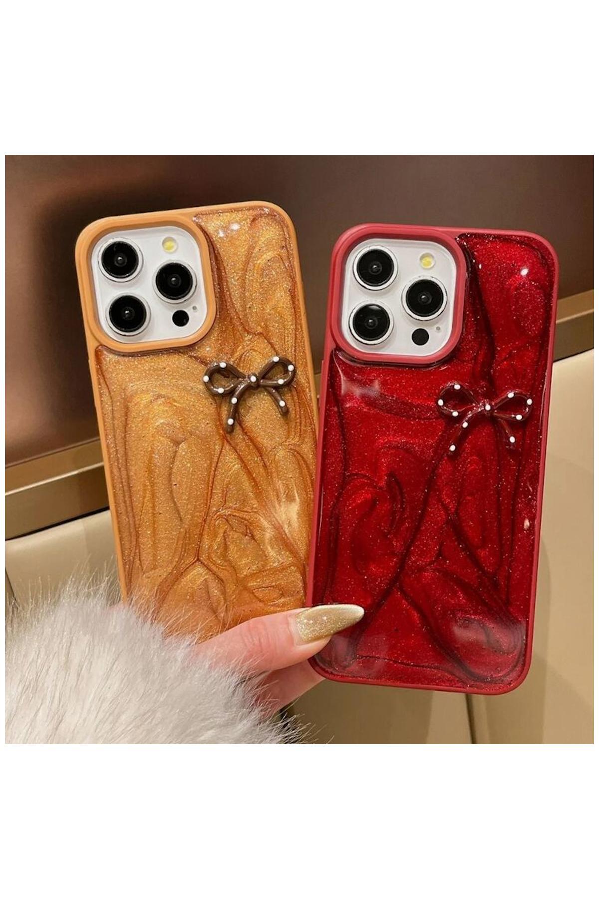 Apple iPhone 16e Uyumlu Kılıf Fionka Silikon Kılıf Kırmızı