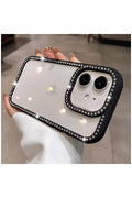 Apple iPhone 11 Uyumlu Kılıf Zebana Bling Diamond Silikon Kılıf Siyah