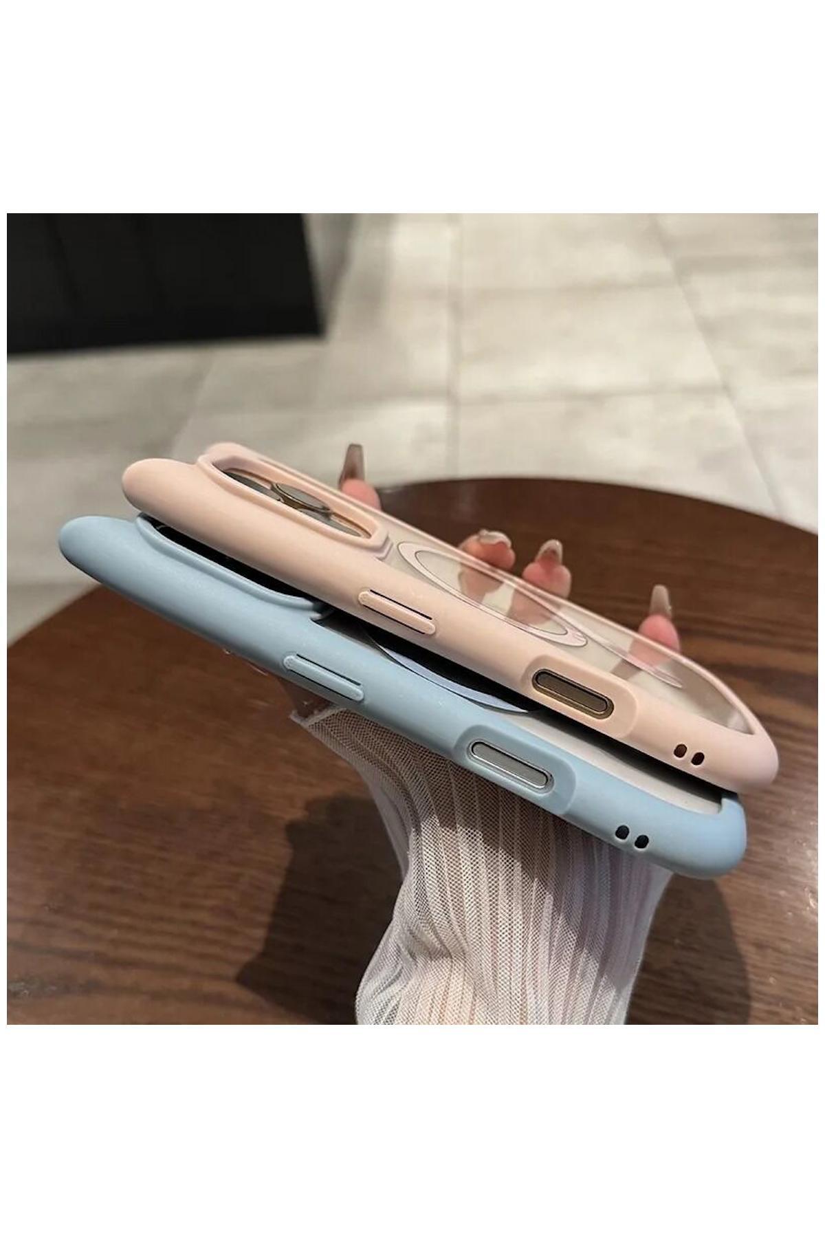 Apple iPhone 13 Uyumlu Kılıf Zebana MagiCat Silikon Kılıf Siyah