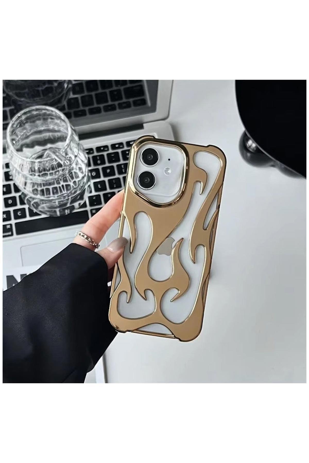 Apple iPhone 11 Uyumlu Kılıf Zebana Flame Silikon Kılıf