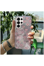 Samsung Galaxy S25 Ultra Uyumlu Kılıf Zebana Pink Heart Silikon Kılıf