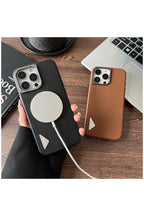 Apple iPhone 16 Pro Uyumlu Kılıf Arvento Elite Deri Kılıf Kahverengi