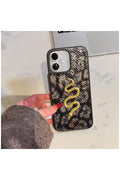 Apple iPhone 11 Uyumlu Kılıf Zebana Golden Serpent Silikon Kılıf Siyah