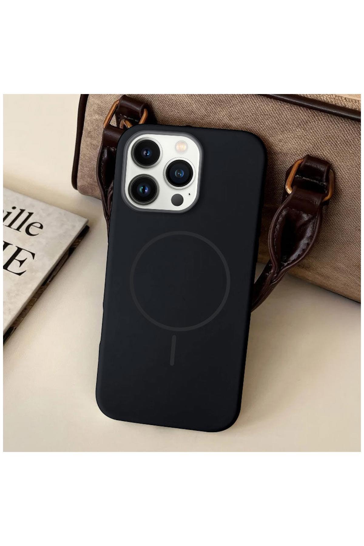 Apple iPhone 16 Pro Uyumlu Kılıf Zebana Liquid Soft Silikon Kılıf