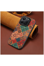 Xiaomi Redmi Note 14 5G Uyumlu Kılıf Vintage Kumaş Kılıf Desen 3