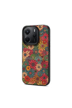 Xiaomi Redmi Note 14 5G Uyumlu Kılıf Zebana Vintage Kumaş Kılıf Desen 2