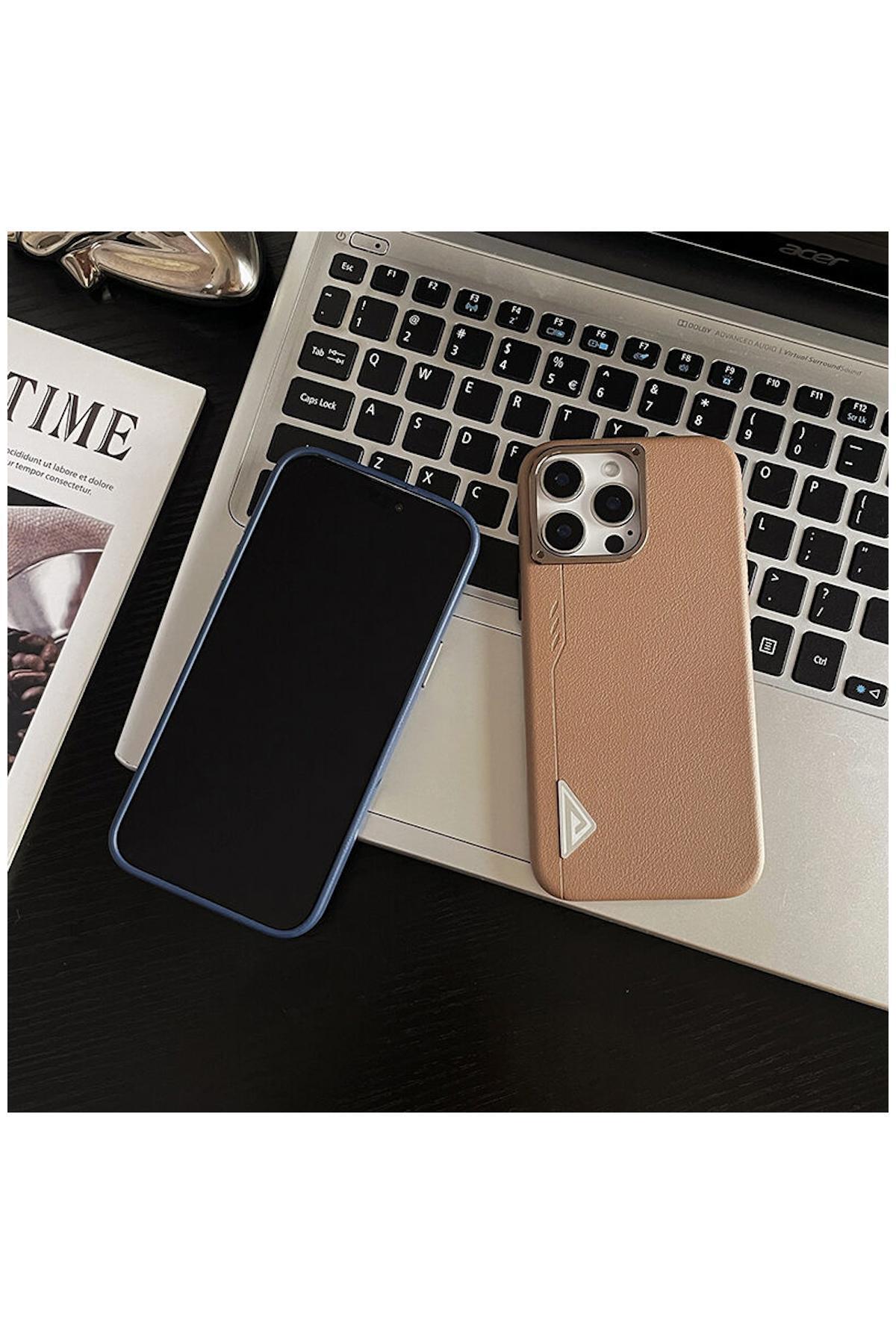 Samsung Galaxy S24 Ultra Uyumlu Kılıf Arvento Elite Deri Kılıf