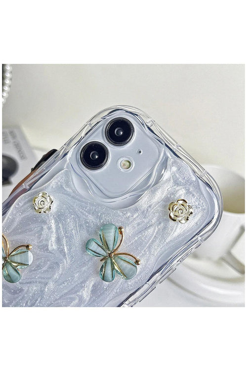 Apple iPhone 11 Uyumlu Kılıf Zebana Floral Silikon Kılıf