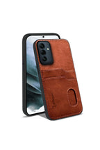 Samsung Galaxy A16 Uyumlu Kılıf Zebana Kartlıklı Lüx Deri Kılıf