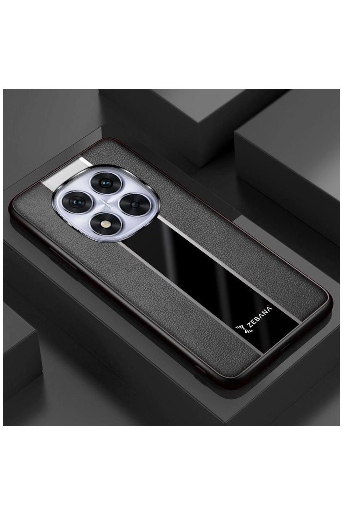Xiaomi Redmi Note 14 Pro 5G Uyumlu Kılıf Zebana Premium Deri Kılıf
