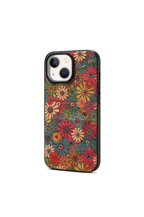 Apple iPhone 13 Uyumlu Kılıf Vintage Kumaş Kılıf Desen 1