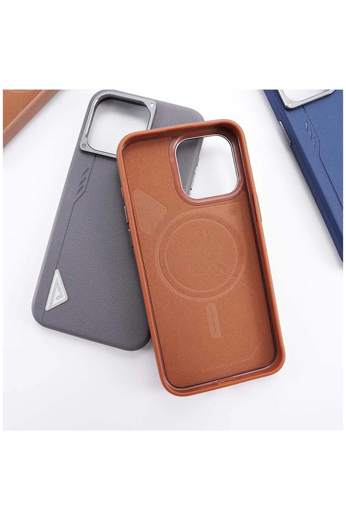 Samsung Galaxy S24 Ultra Uyumlu Kılıf Arvento Elite Deri Kılıf