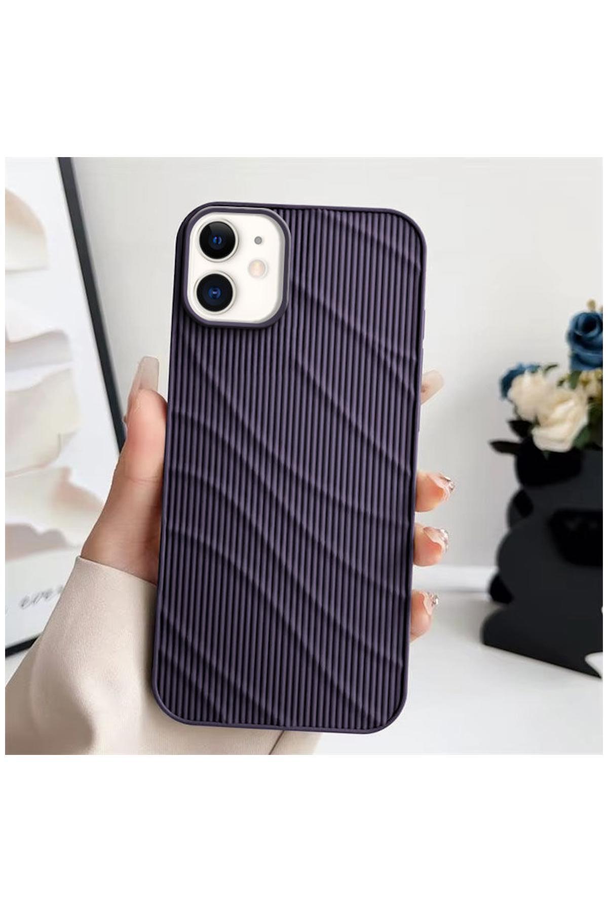 Apple iPhone 12 Uyumlu Kılıf Fine-Line Silikon Kılıf