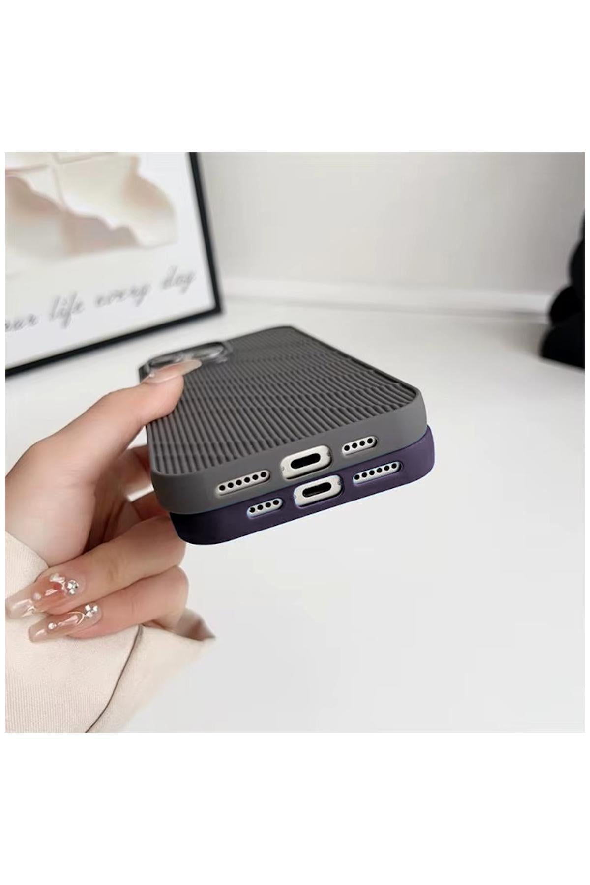 Apple iPhone 12 Uyumlu Kılıf Fine-Line Silikon Kılıf