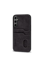 Samsung Galaxy S24 FE Uyumlu Kılıf Zebana Kartlıklı Lüx Deri Kılıf