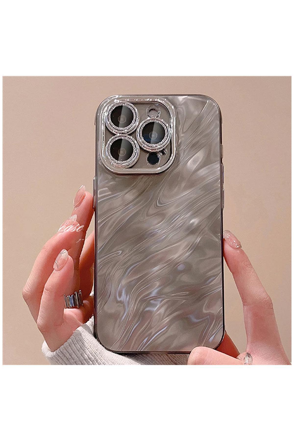 Apple iPhone 16 Pro Max Uyumlu Kılıf Zebana Dazz Silikon Kılıf