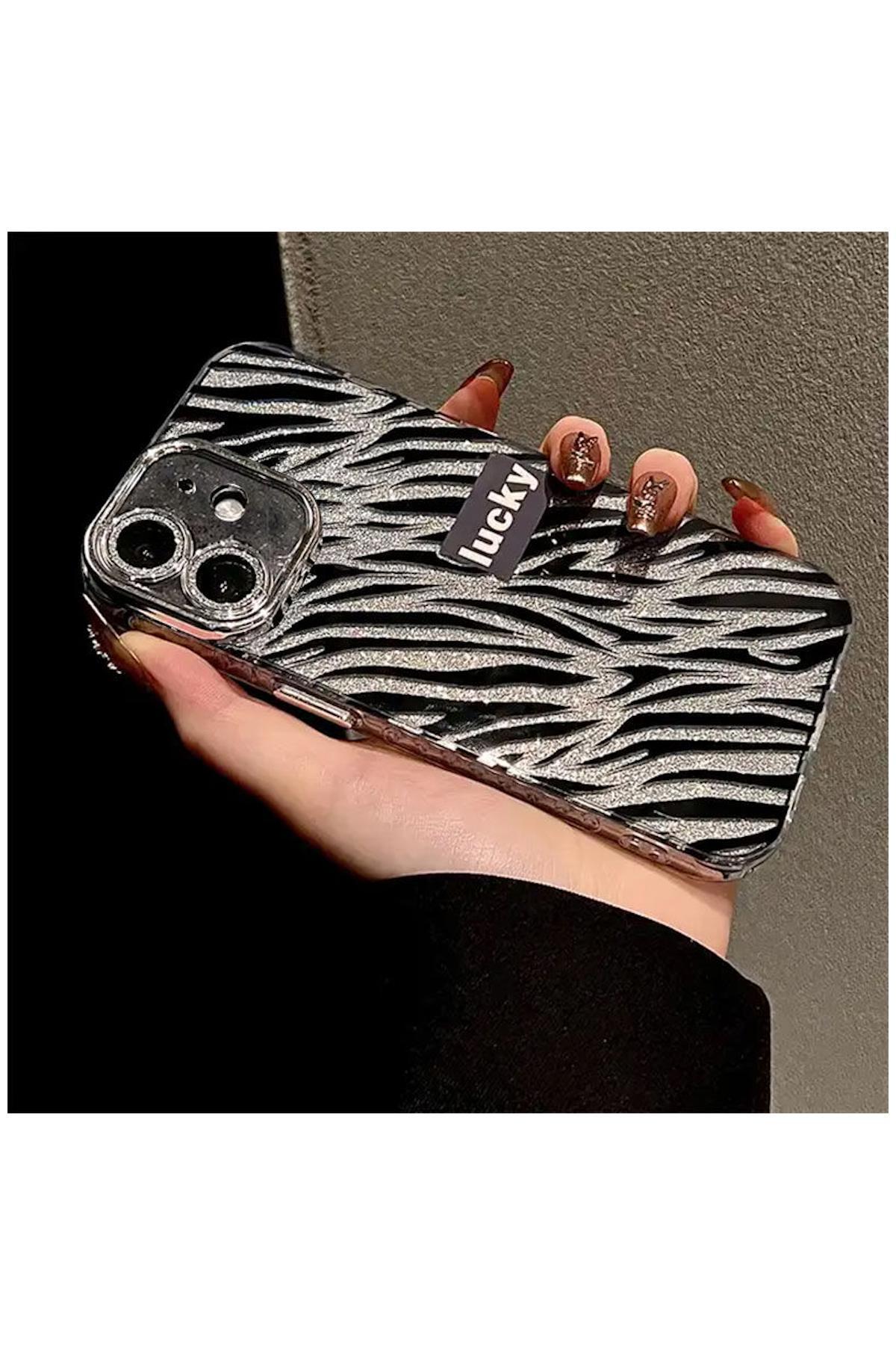 Apple iPhone 11 Uyumlu Kılıf Zebana Lucky Silikon Kılıf