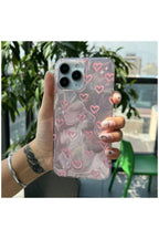 Apple iPhone 11 Techtrend Pink Heart Silikon Kılıf – Pembe