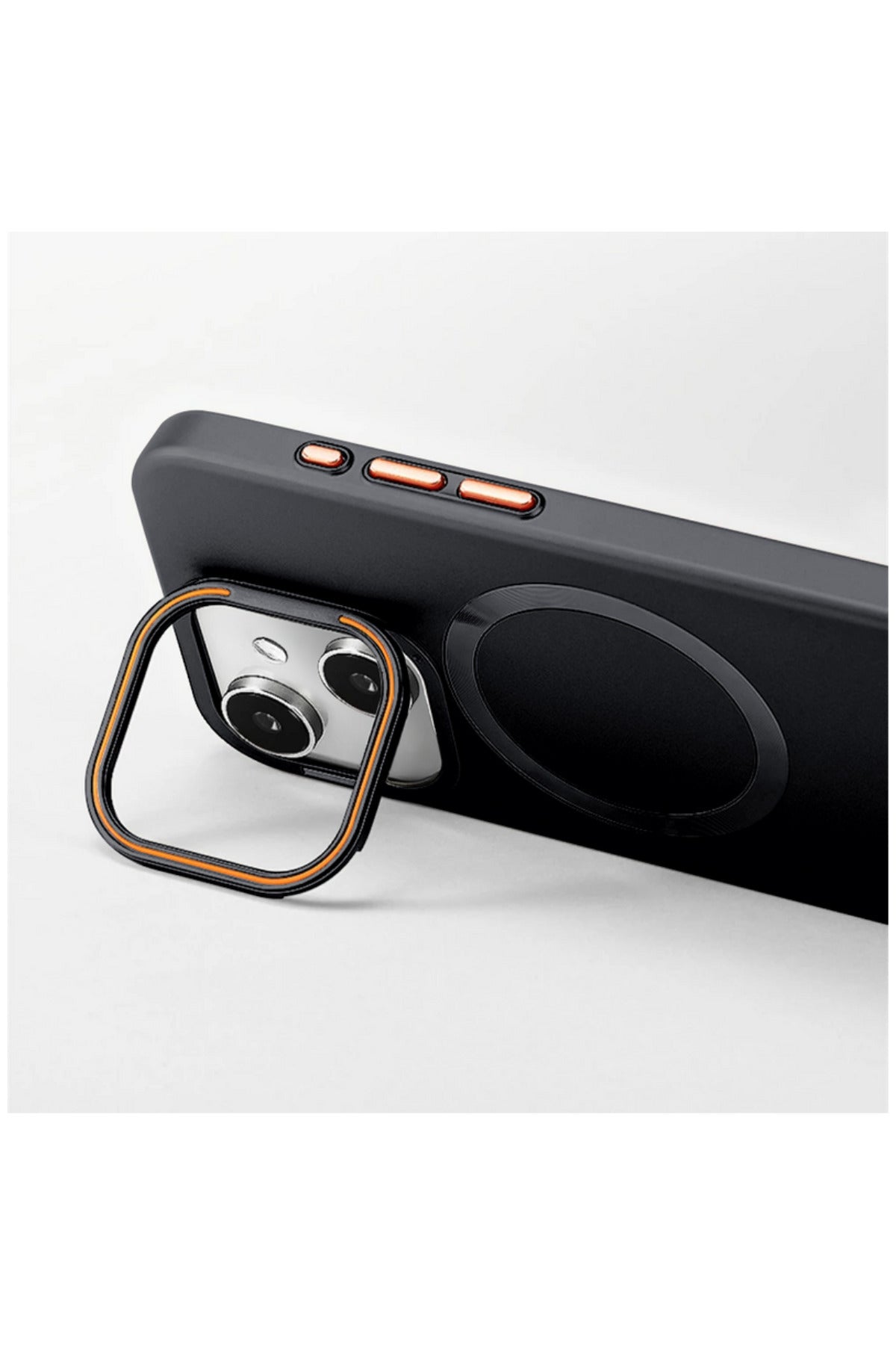 Apple iPhone 15 Uyumlu Kılıf Zebana Titanium Rubber Kılıf