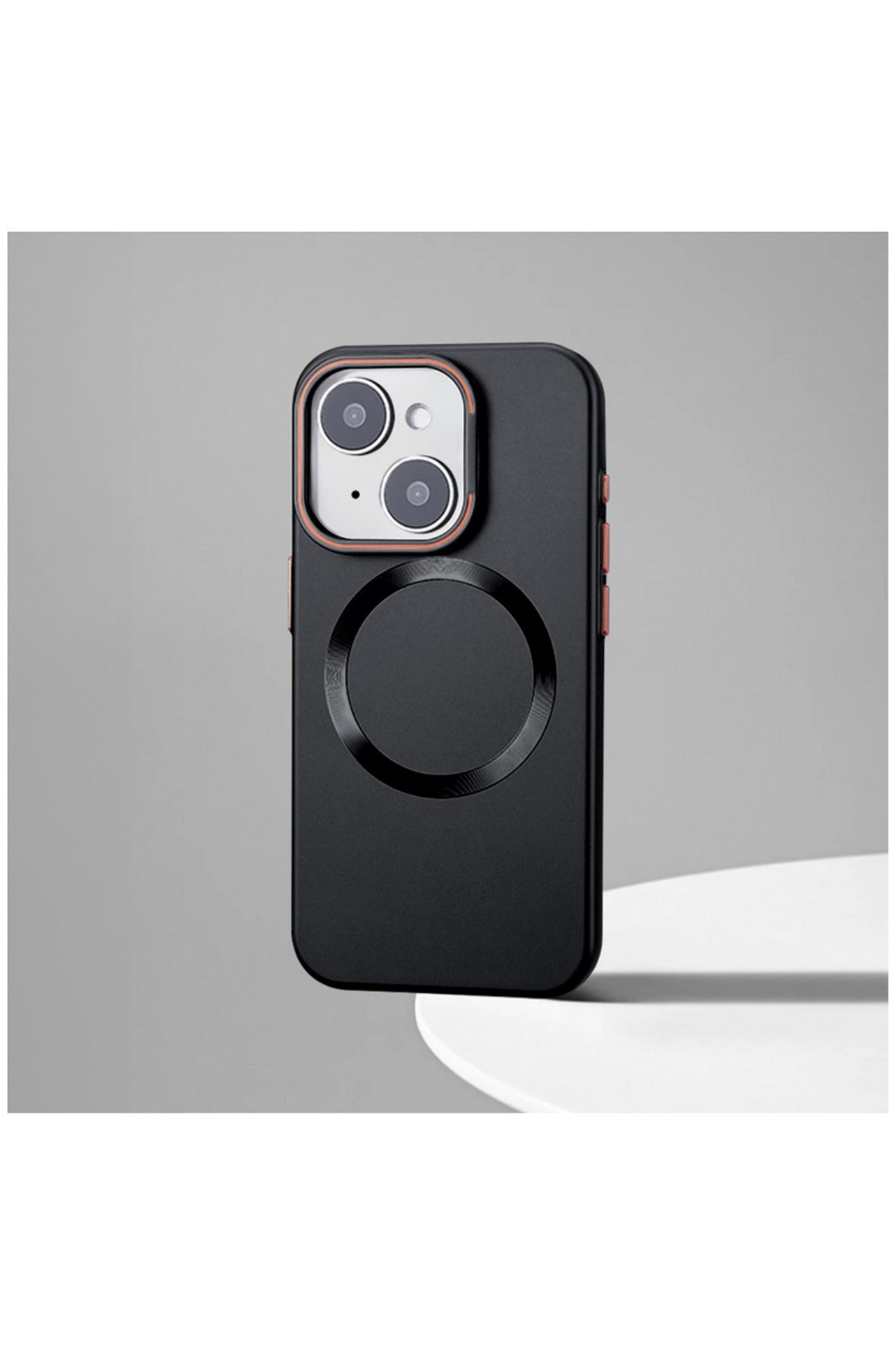 Apple iPhone 15 Uyumlu Kılıf Zebana Titanium Rubber Kılıf