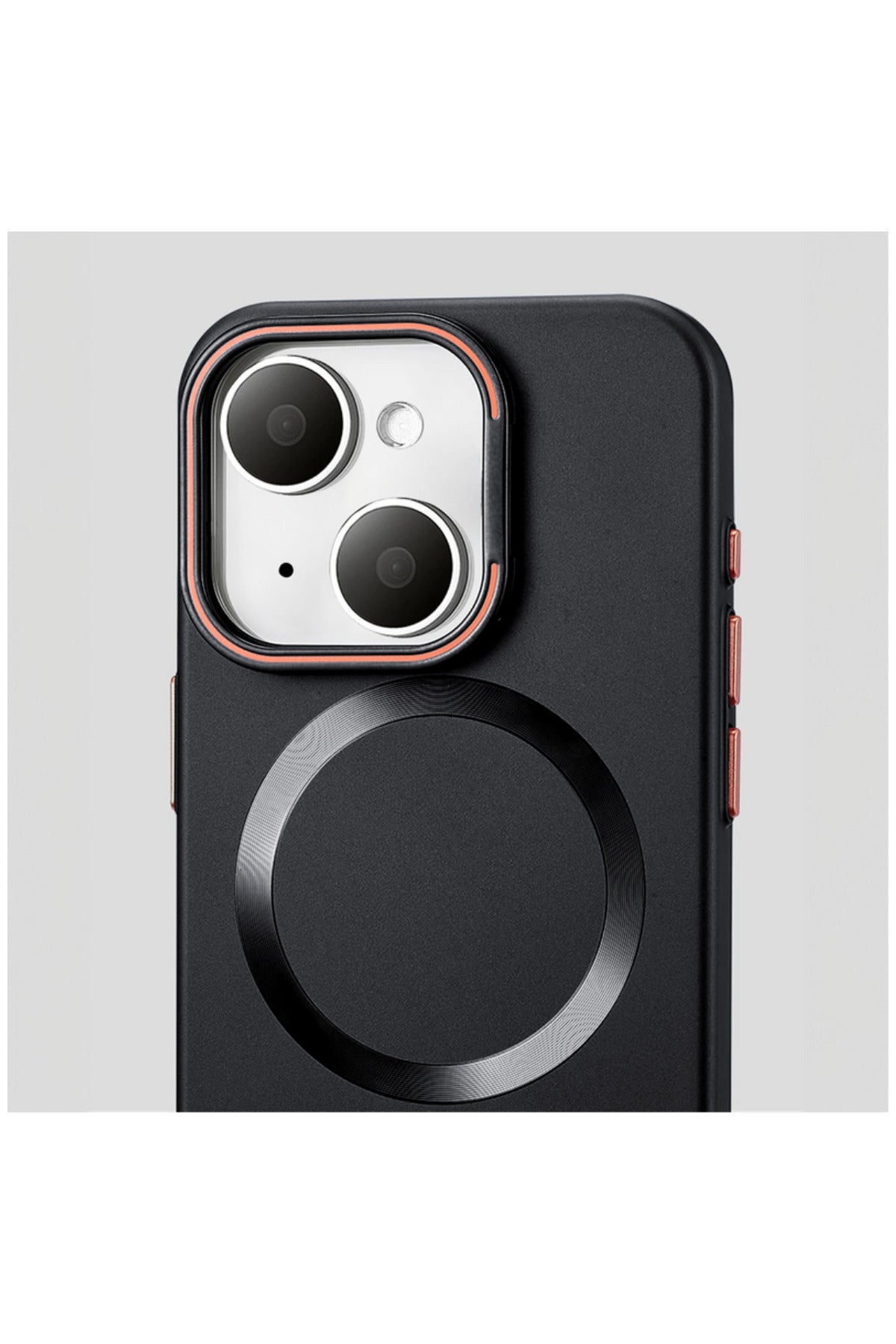 Apple iPhone 15 Uyumlu Kılıf Zebana Titanium Rubber Kılıf