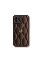 Apple iPhone 14 Pro Uyumlu Kılıf Zebana Camellia Deri Kılıf Kahverengi