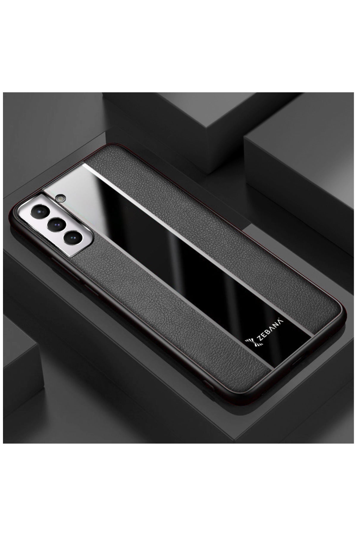 Samsung Galaxy S24 Plus Uyumlu Kılıf Zebana Premium Deri Kılıf