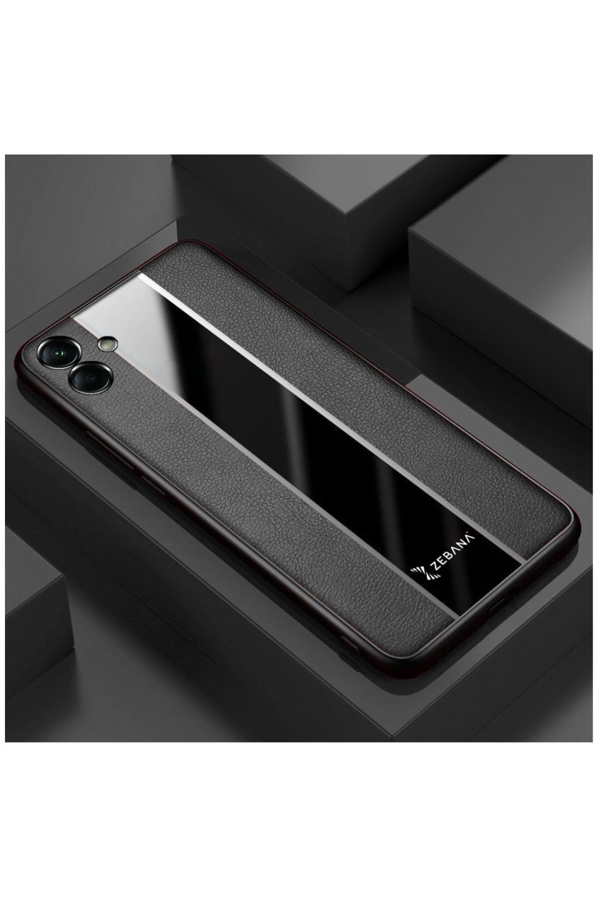 Samsung Galaxy A05 Uyumlu Kılıf Zebana Premium Deri Kılıf