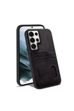 Samsung Galaxy S24 Ultra Uyumlu Kılıf Zebana Kartlıklı Lüx Deri Kılıf