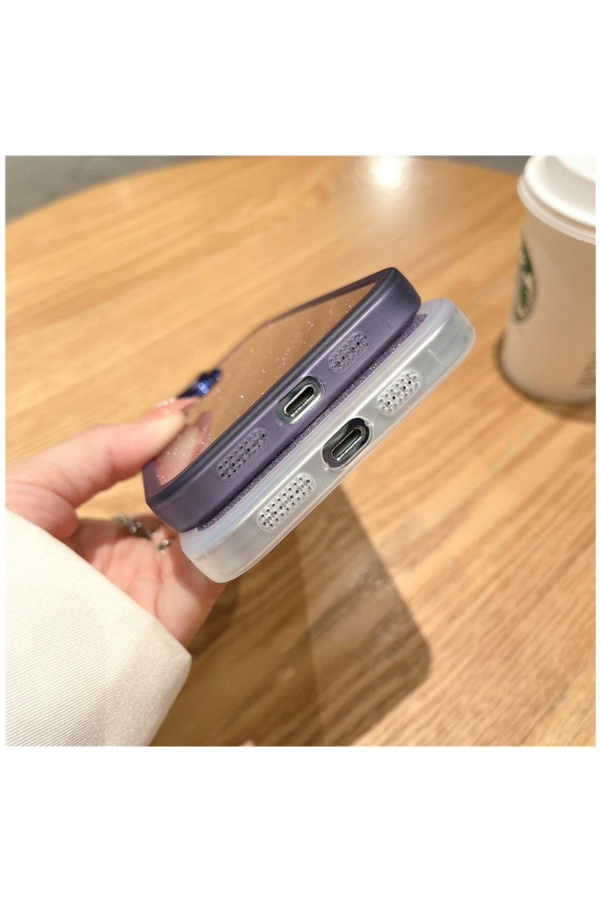 Apple iPhone 11 Uyumlu Kılıf Işıltım Silikon Kılıf – Kamera Lens Korumalı