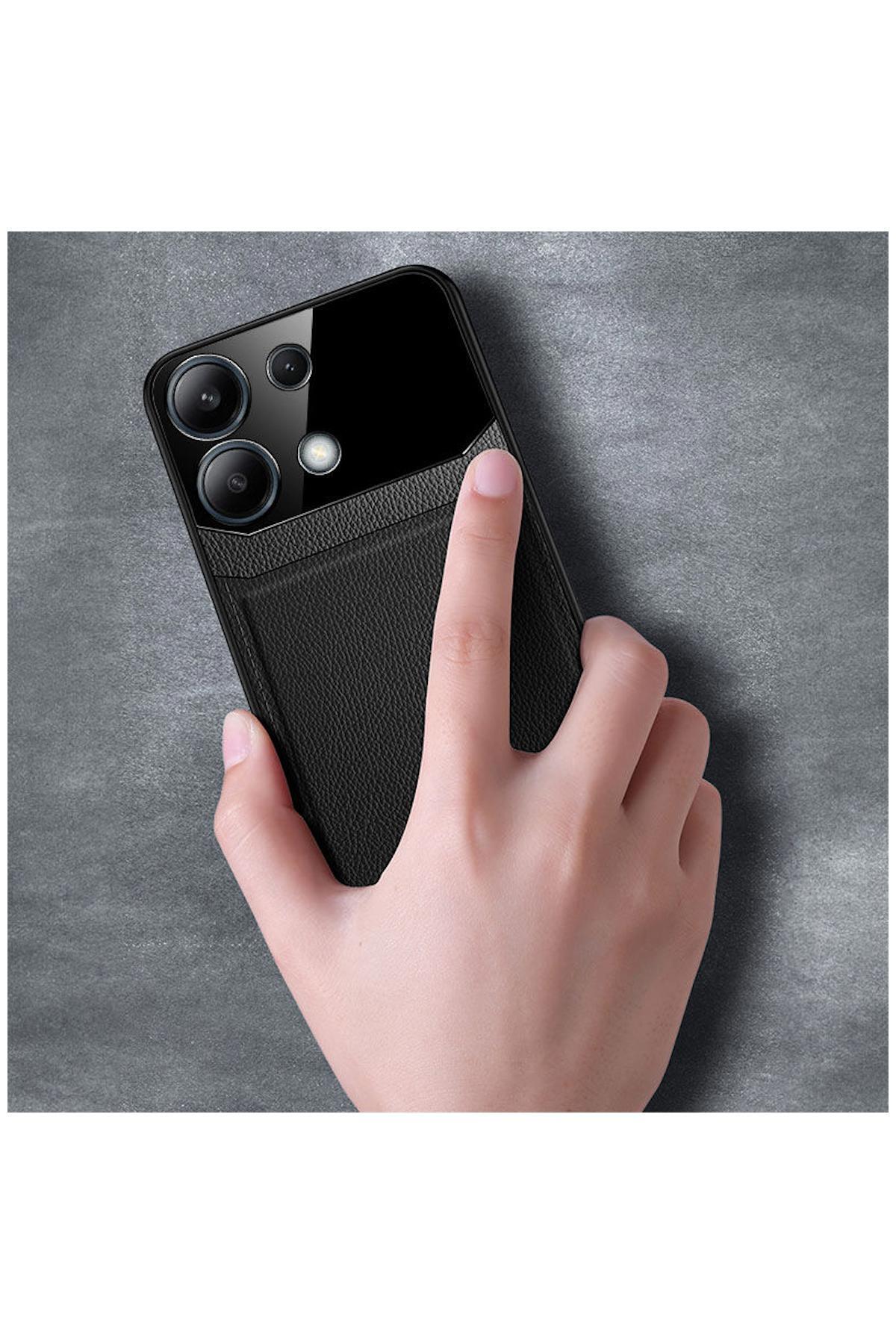 Xiaomi Redmi Note 13 Pro 5G Uyumlu Kılıf Lens Deri Kılıf