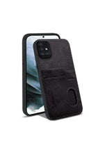 Samsung Galaxy A71 Uyumlu Kılıf Kartlıklı Lüx Deri Kılıf