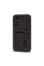 Samsung Galaxy A71 Uyumlu Kılıf Kartlıklı Lüx Deri Kılıf