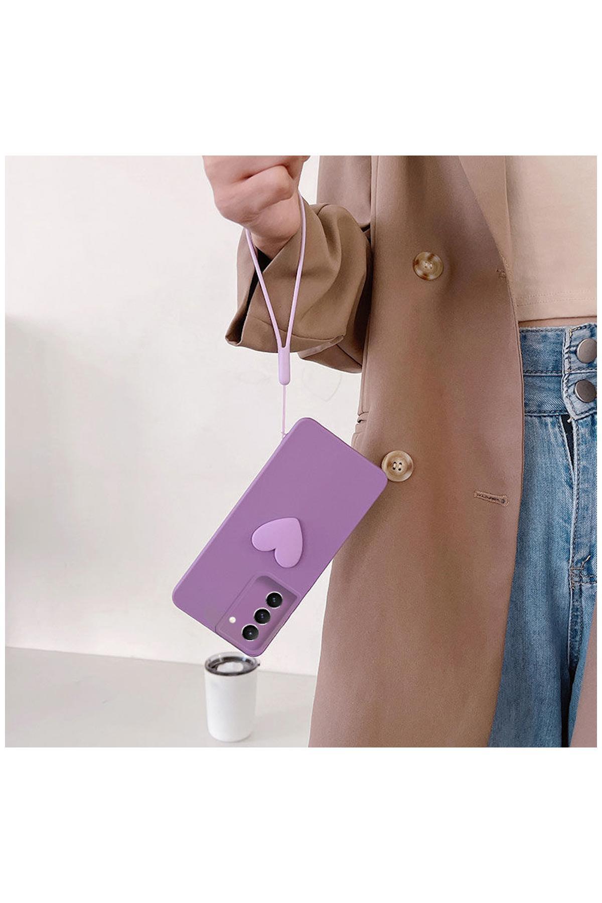 Samsung Galaxy S23 Uyumlu Kılıf Kalpli Love Silikon Kılıf