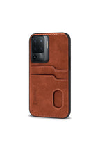 Oppo Reno 5 Lite Uyumlu Kılıf Kartlıklı Lüx Deri Kılıf