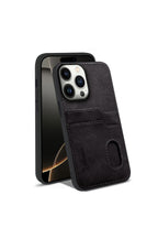 Apple iPhone 13 Pro Max Uyumlu Kılıf Kartlıklı Lüx Deri Kılıf