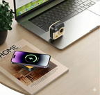 XO Simple is Beauty Retro Kamera Görünümlü Manyetik Kablosuz Powerbank, 10000mAh, MagSafe İle Uyumlu, LED Ekranlı, PR223, Taşınabilir, 20W Type-C giriş, Avuç İçi Boyutunda