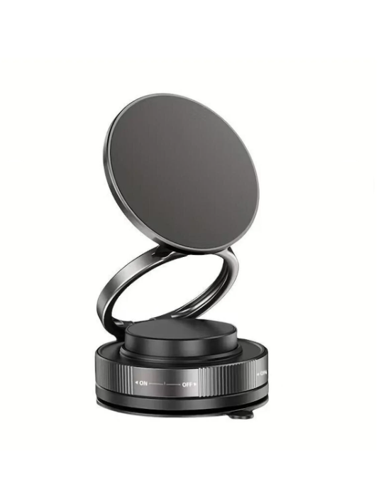 Zebana T28 360° Dönebilen Vakumlu Manyetik Telefon Tutucu Ayna-Cam-Araç İçi Siyah