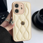 Apple iPhone 11 Uyumlu Techtrend Camellia Deri Kılıf Bej