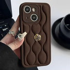 Apple iPhone 13 Uyumlu Techtrend Camellia Deri Kılıf Siyah