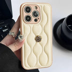 Apple iPhone 16 Pro Uyumlu Techtrend Camellia Deri Bej