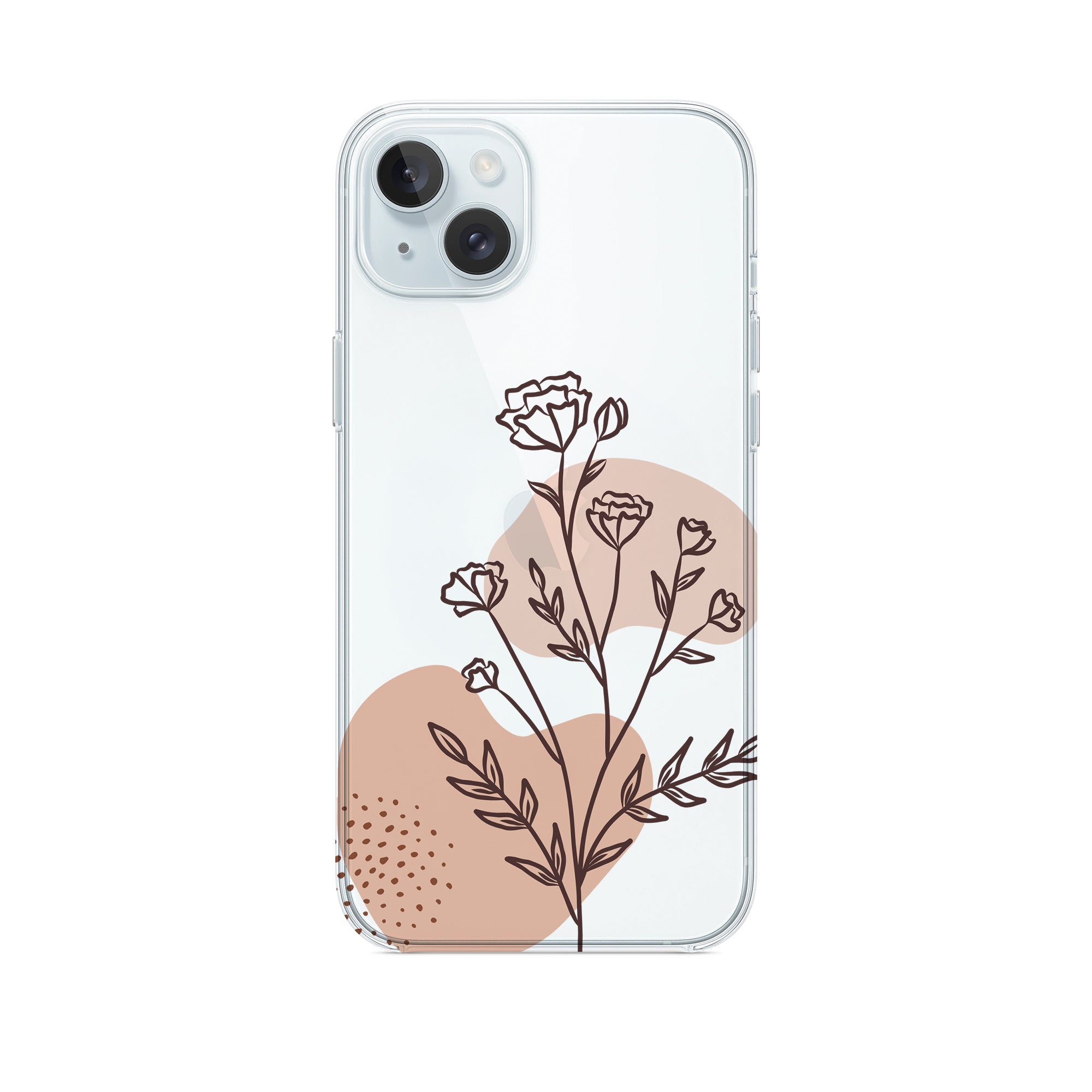 Minimal Boho Telefon Kılıfı Şeffaf Kılıf
